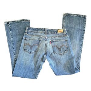 Levi's Y2K Vintage 524 TOO SUPERLOW Low Rise Bootcut Jeans Size 7 Short